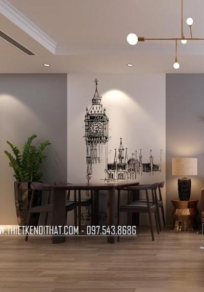  Thiết kế thi công nội thất chung cư hiện đại tại Park Hill cao cấp, sang trọng